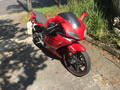 2 x Megelli 250cc motorbikes - unregistered spares or repairs