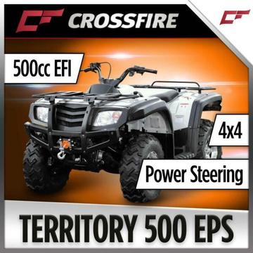 Crossfire 500cc Territory ATV , EFI, Locking Diff, Quad bike, Tow pack