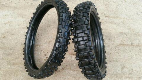 FREE Dirt bike tyres - Front and Rear 21 & 18 inch