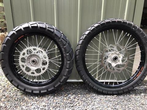 KTM rims and tyres to suit 250, 350, 450