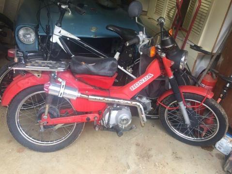 ct110 postie bike plus another bike for spares $900 the lot