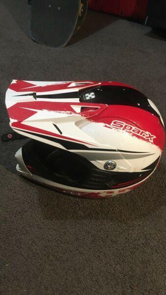Sparx Motorbike Helmet M