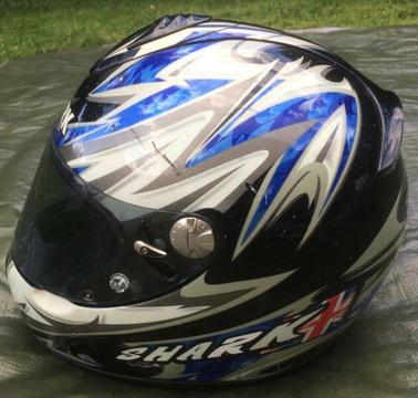 Shark Motor Cycle Helmet Size XL 62 Clean