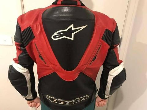 Alpinestars leather motorcycle jacket