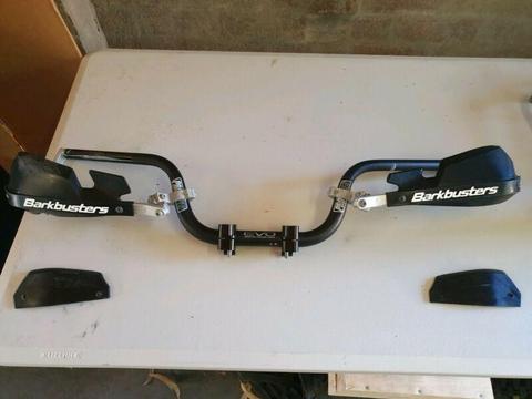 DR650 Pro Taper Bars and Barkbusters