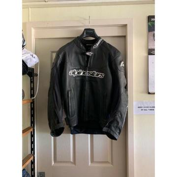 Alpinestars leather motorcycle jacket GP Plus