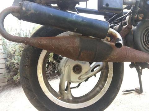 Scooter performance exhaust