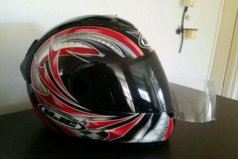 HJC Motorcycle Helmet incl Tinted & Clear Visors