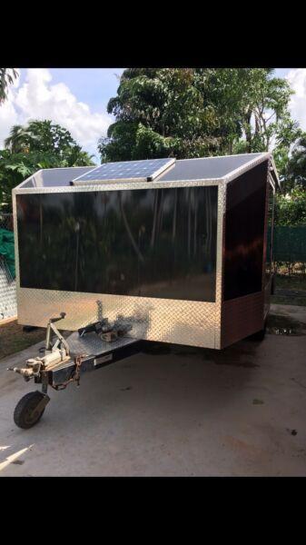 Motocross enclosed trailer