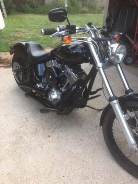 Harley, Custom 250 rear, S&S Twin Cam, 1450, lots of extras, blacked