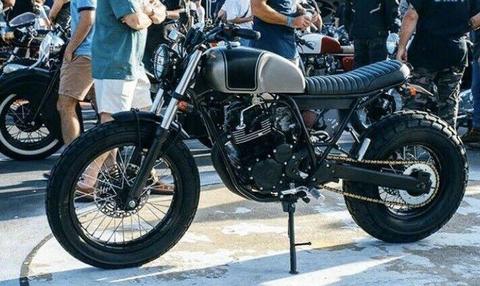 Yamaha Scorpio tracker cafe racer custom motorcycle