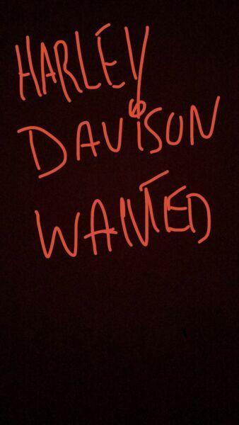 Wanted: Want to cheap Harley Davidson