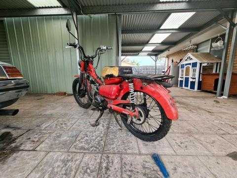 CT110 POSTIE WITH 140CC OIL COOLED MOTOR