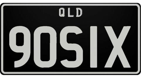 Personalised plate for BMW Airhead R90/6 or R90S