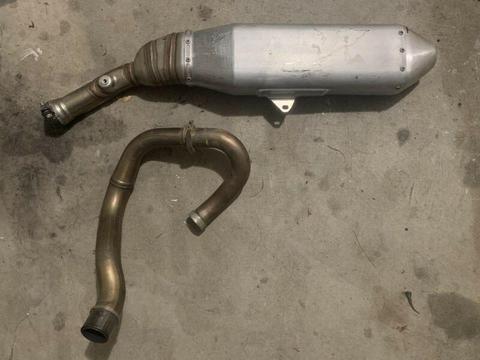 2011 CRF450R Factory exhaust
