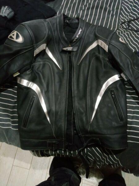 Agvsport leather bike jacket