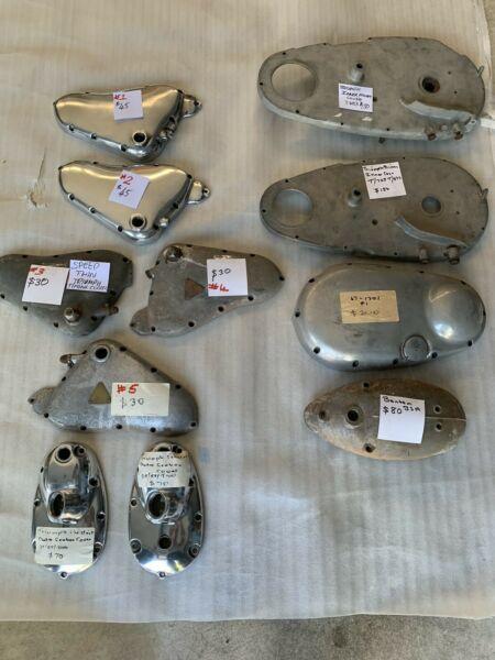 VIntage motorcycle parts Timing & gearbox covers