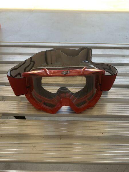 Fox racing goggles, junior