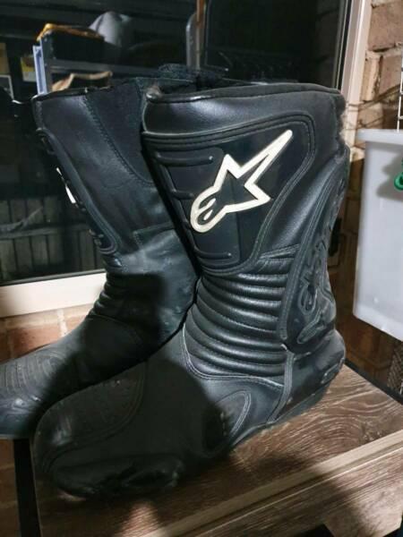 Alpinestars SMX Leather Boots Sz12