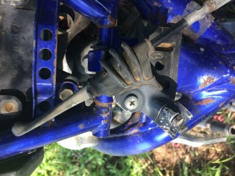 Yamaha WR400F WR400 1999 Decompression Lever and Cable
