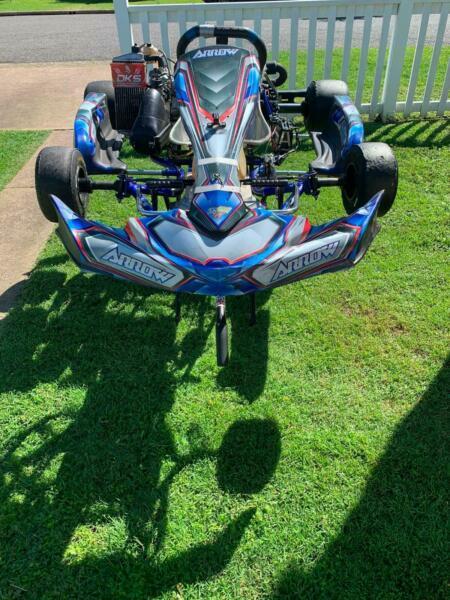 Go Kart - Arrow X3 vegas senior chassis, 125 Rotax Max