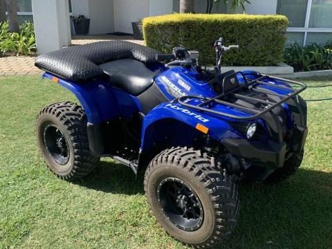 2014 Yamaha grizzly with 7x4 galv trailer