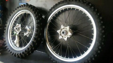 Husqvarna KTM front and rear 21 19 Excel rims wheels