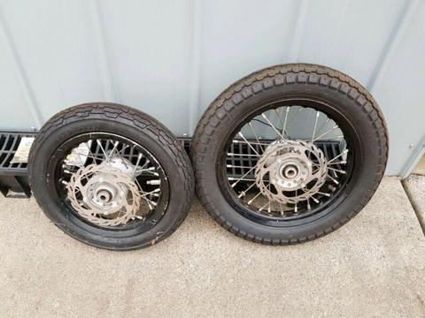 Ktm and husqvarna 50cc wheels and tyres