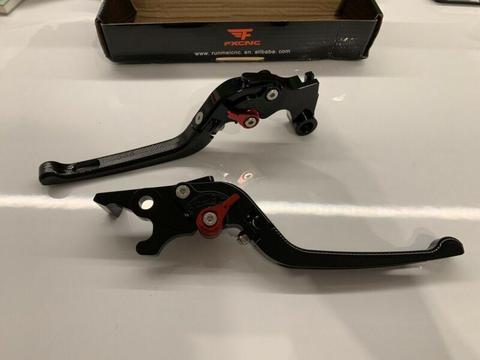 Yamaha Adjustable Folding Brake Clutch Levers - Brand New