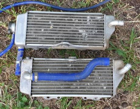 Yamaha WR 450F genuine radiators in excellent condition