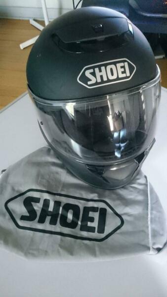 Shoei QWest Black Motorcycle Helmet - Size Small