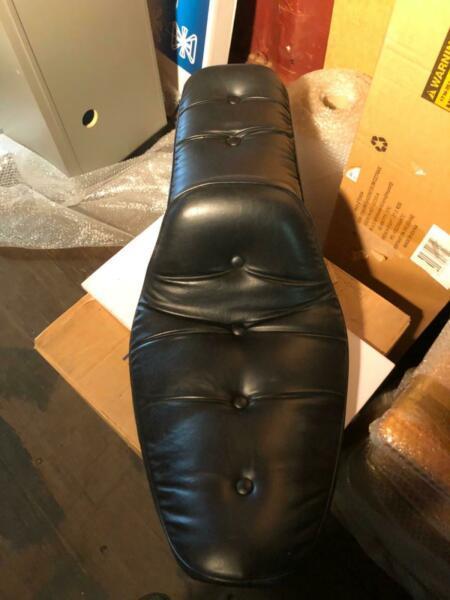 1996 Harley Dina Wide Glide seat and lambs wool cover used