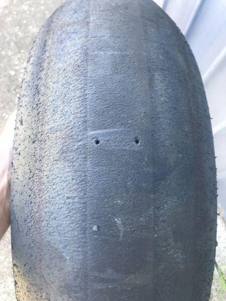 Old Dunlop slicks 120/70 190/55