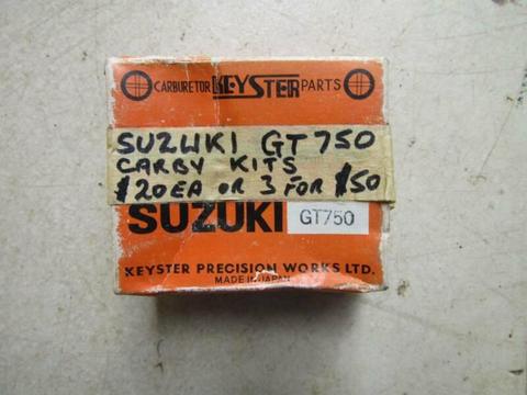 Suzuki GT750 L and M models full carby overhaul kits