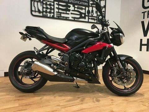 2015 Triumph STREET TRIPLE R ABS Road Bike 675cc