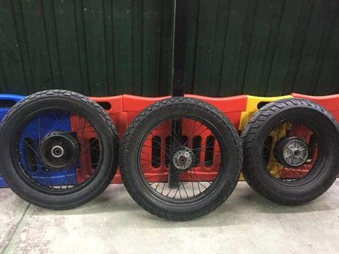 3 Motorcycle wheels and tyres