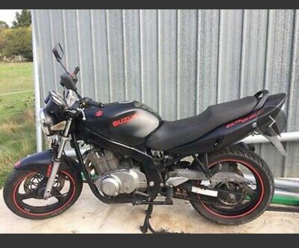Motorbike gs 500 e Suzuki learner permit approved Lams
