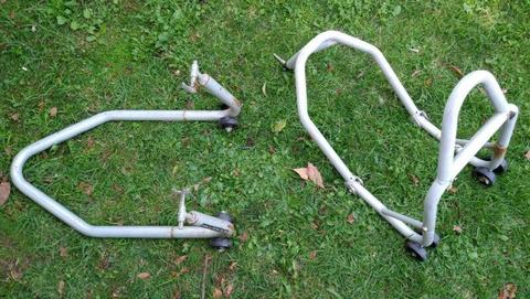 Motor cycle stands (Front & Rear)