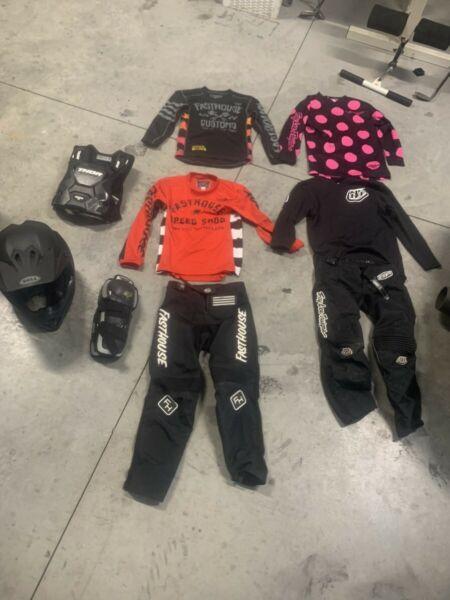 Kids motorcross gear