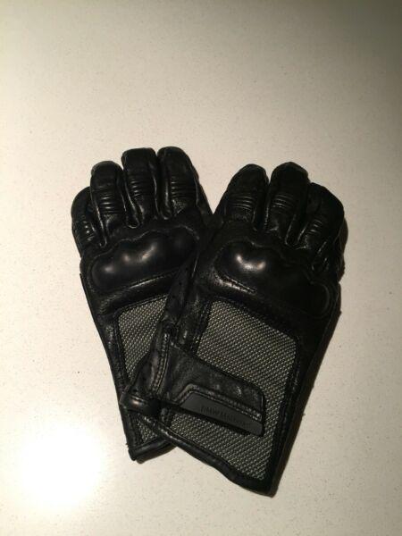 BMW Leather Motorcycle Gloves Size 8