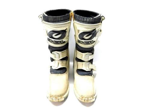 O'niel Rider White Motorcycle Boots 210426