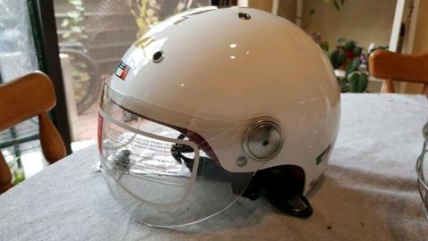 Scooter helmet with visor brand new Medium