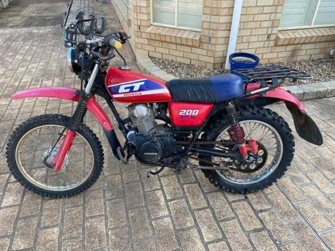 1993 Honda CT 200 AG in working condition. Great farm or hunting bike