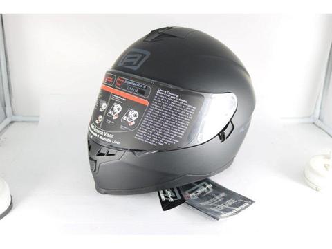 Rjays Dominator 2 Black Motorcycle Helmet